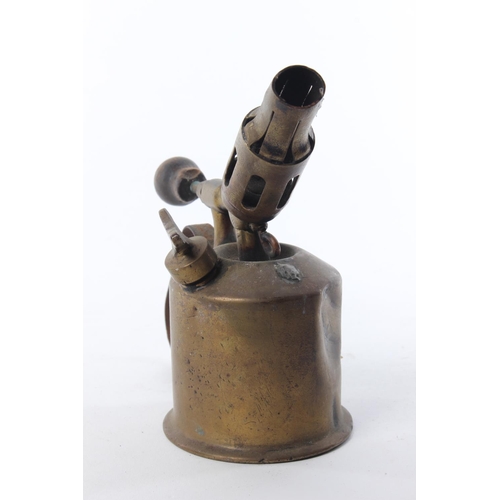 44 - An antique brass blowtorch.