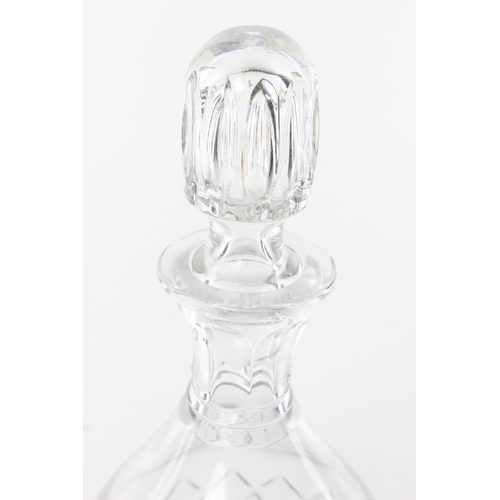 55 - A vintage cut glass decanter. Approx  29cm.