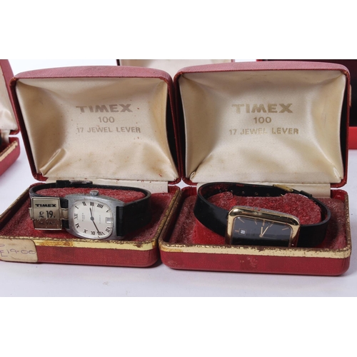 64 - A collection of watches produced by Timex and Sekonda, complete with original presentation boxes.