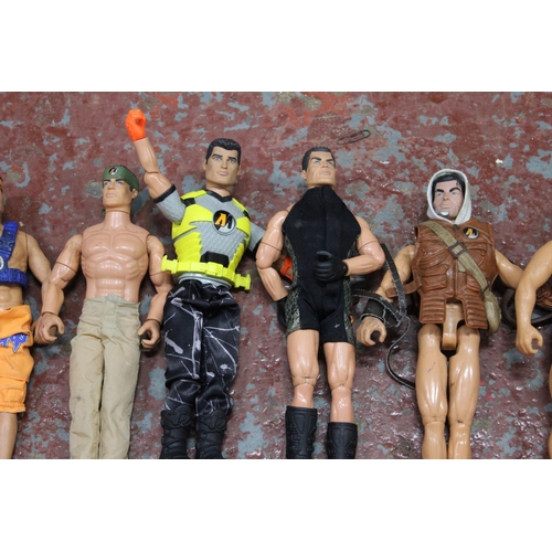 87 - A large assortment of vintage Action Men.