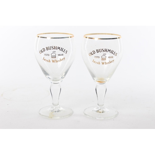 139 - A pair of vintage Bushmills whiskey glasses.