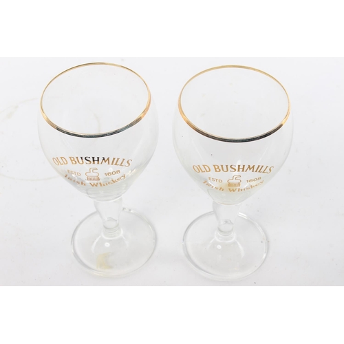 139 - A pair of vintage Bushmills whiskey glasses.