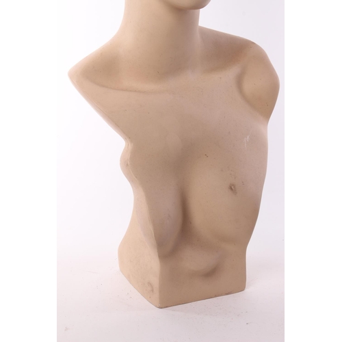 156 - A vintage mannequin bust. Approx 56cm.