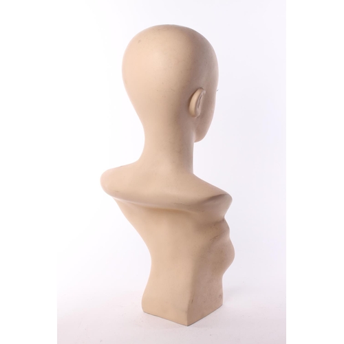 156 - A vintage mannequin bust. Approx 56cm.