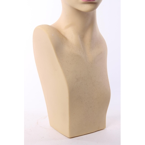 158 - A vintage mannequin bust. Approx  52cm.