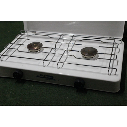 168 - A Laplya Traveller 2 Double Burner Stove.