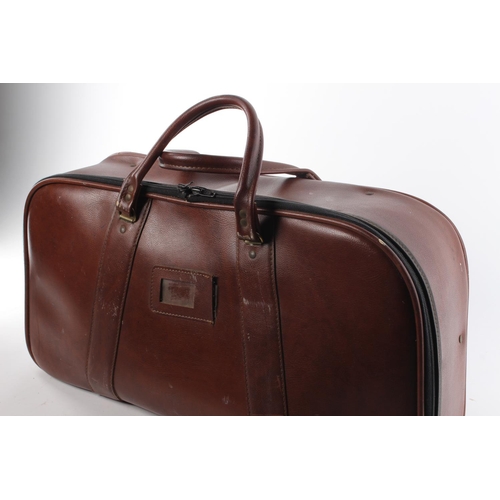 174 - A vintage leather doctors bag.