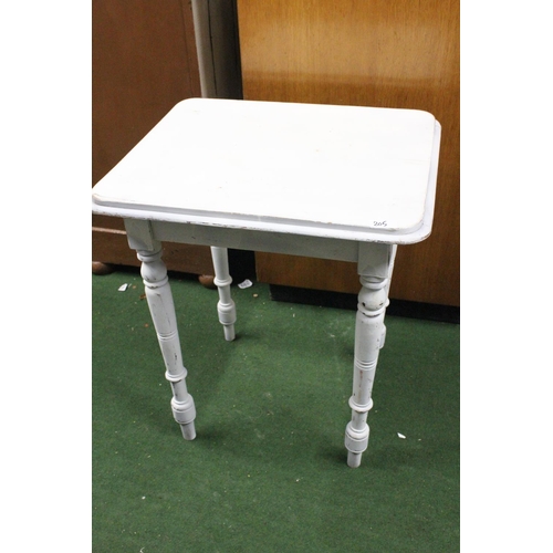 205 - An upcycled occasional table.