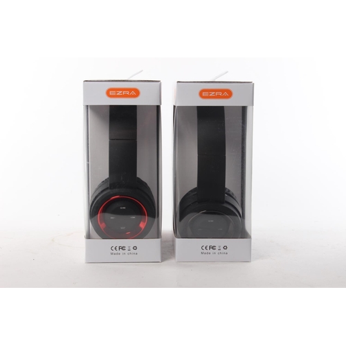 207 - Two pairs of Ezra Bluetooth headphones.