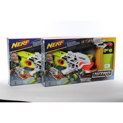 258 - Two ex shop stock Nerf Nitro toy guns.