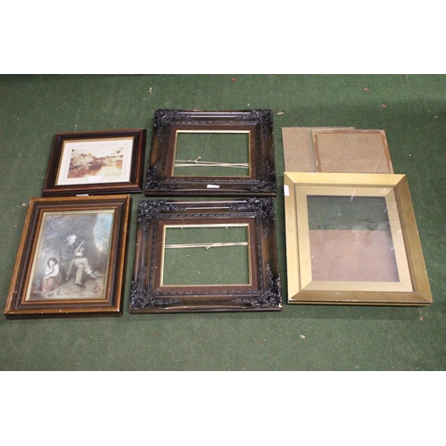 270 - An assortment of various frames.