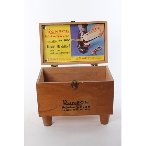 294 - A vintage Ronson shoe shine kit.