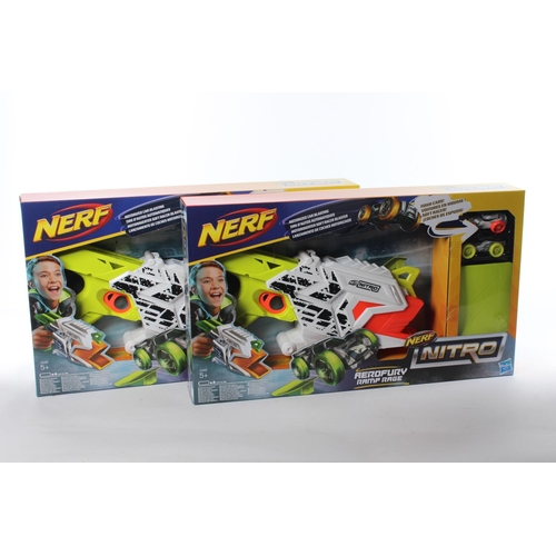 301 - Two boxed Nerf Nitro toy guns.