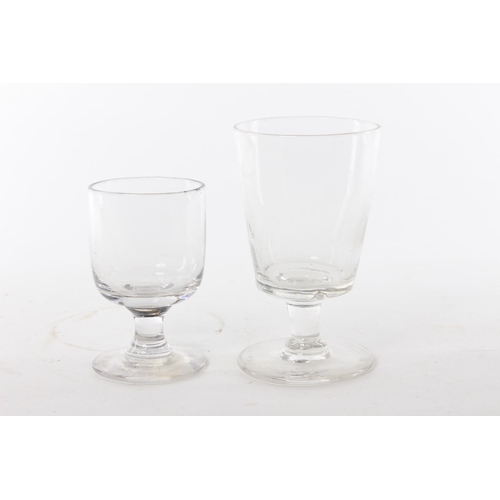 332 - 2 Georgian Rummer glasses.