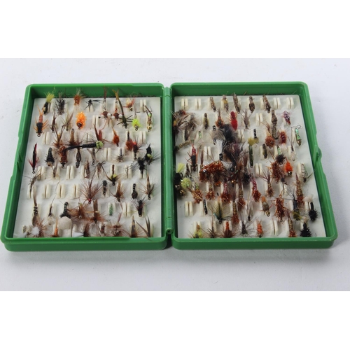 352 - A large assortment of fly fishing flies.