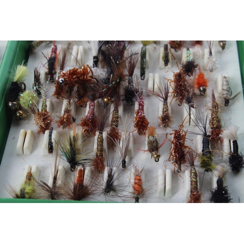 352 - A large assortment of fly fishing flies.