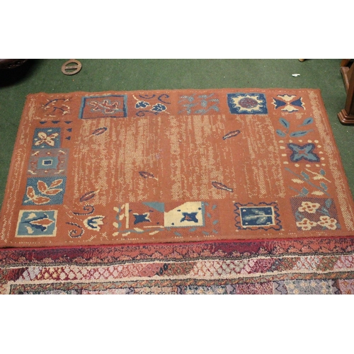 411 - 2 decorative rugs.