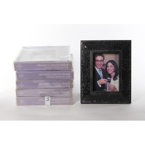 412 - 5 boxed photo frames.