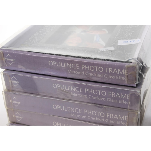 412 - 5 boxed photo frames.