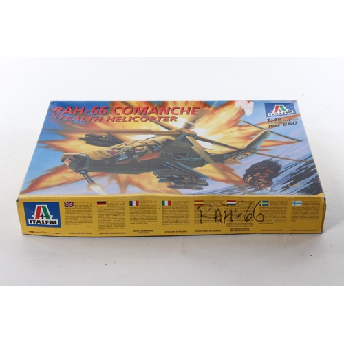 414 - A boxed Italeri Rah-66 Comanche Stelth Helicopter model kit.