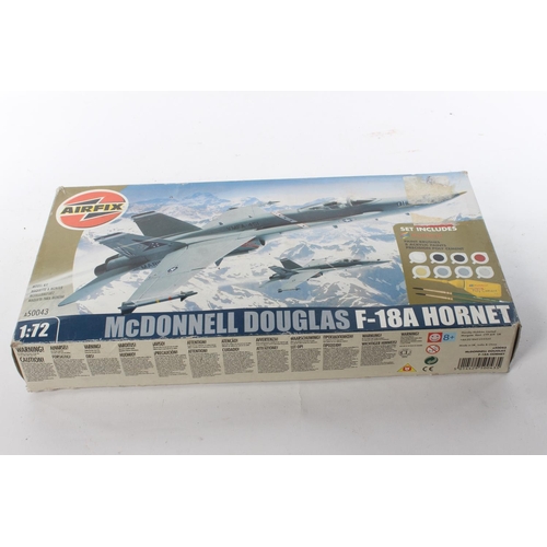 416 - A boxed Airfix McDonnell Douglas F-18A Hornet model kit.