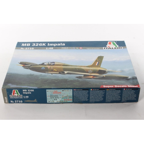 417 - A boxed Italeri MB 326K Impala model kit.