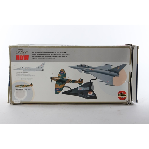 421 - A boxed Airfix Model kit, Eurofighter Typhon Supermarine Spitfire MkIIa.