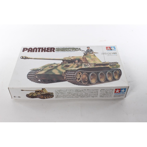 425 - A boxed Tamiya model kit, Panther.