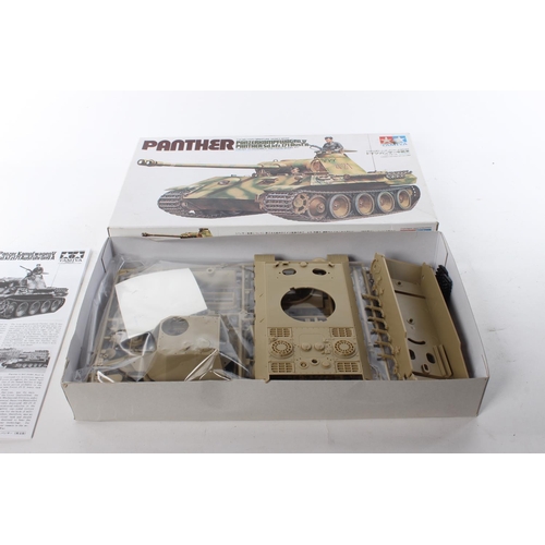 425 - A boxed Tamiya model kit, Panther.