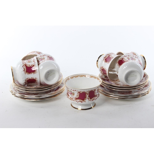 446 - A decorative Elizabethan teaset.