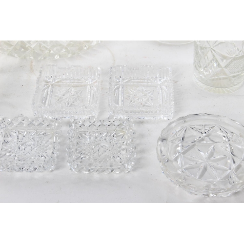 451 - An assortment of Crystal & Cut Glass.