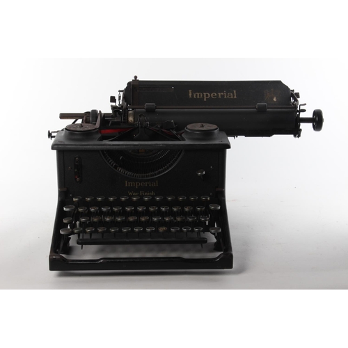 465 - An antique Imperial War Finish typewriter.