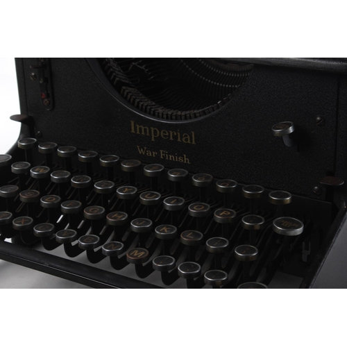 465 - An antique Imperial War Finish typewriter.