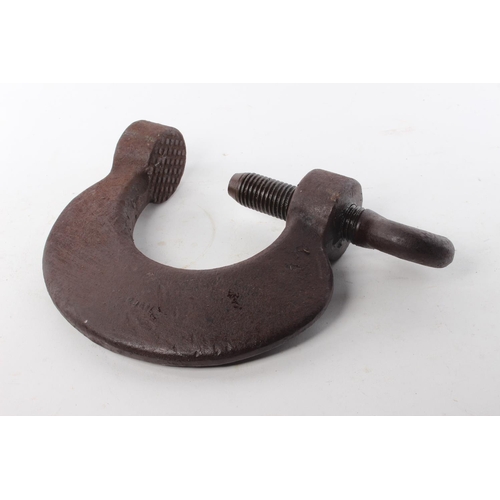 496 - An antique G Clamp.