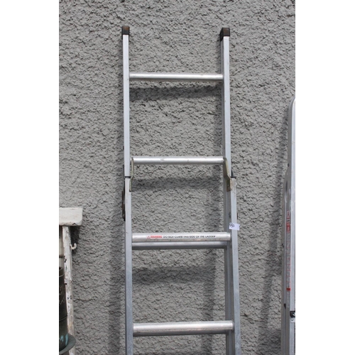 550 - A metal stepladder.