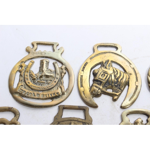 26 - An assortment of horse brasses.