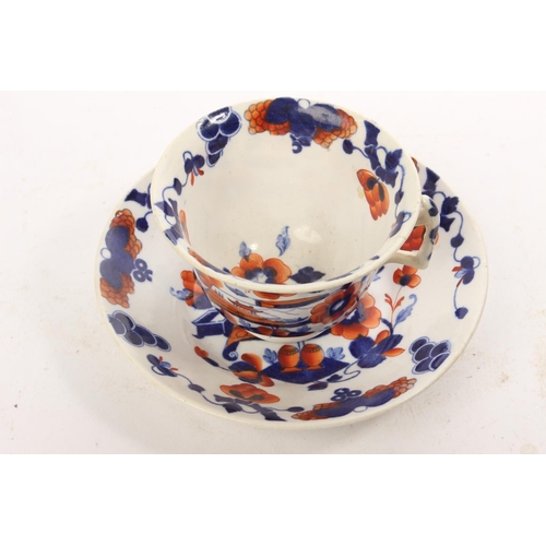 59 - An antique hand painted cup & saucer set.