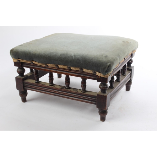 68 - An antique footstool.