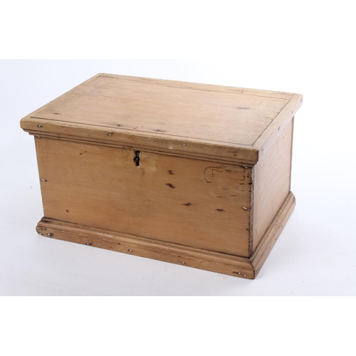 70 - A small pine chest.