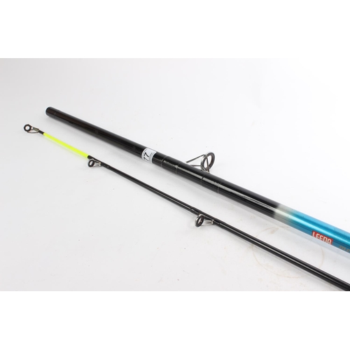 77 - A Leeda Merit Beach fishing rod in soft case.