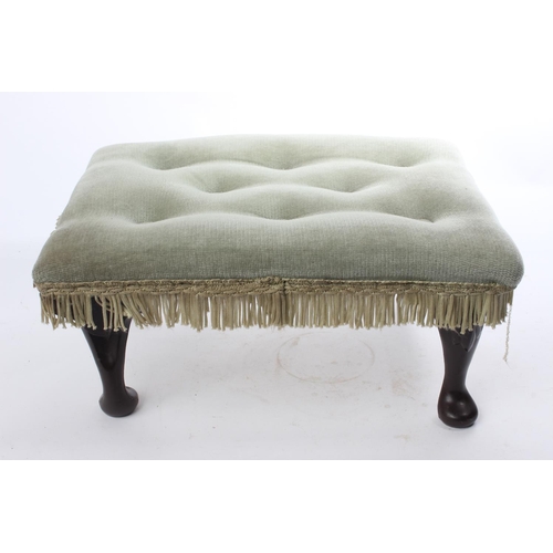 80 - An antique footstool.