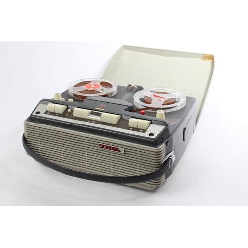 81 - A vintage Philips reel to reel tape player.