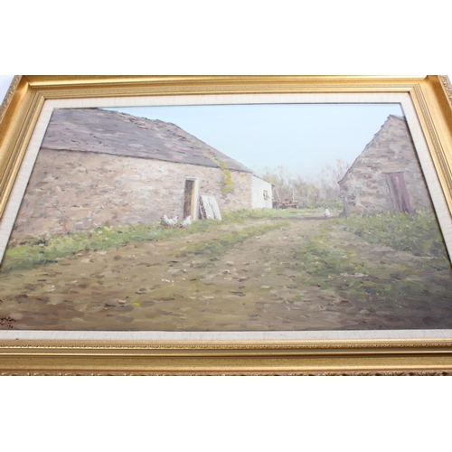 85 - A stunning original oil on canvas painting by Irish Artist, Wilfred Haughton, titled 'County Antrim ... 