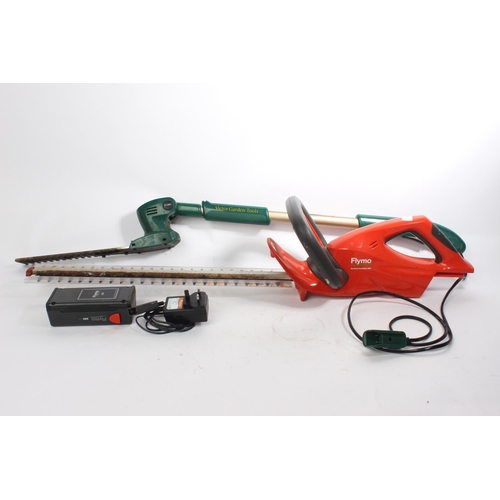 97 - A Flymo hedge trimmer & another.