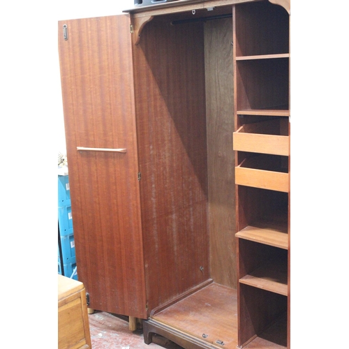 501 - A Stag Mahogany wardrobe.