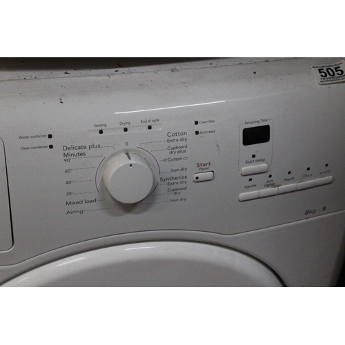 505 - A Hotpoint tumble drier.