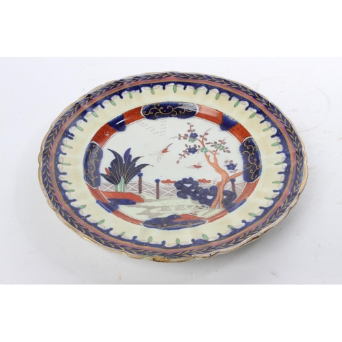 537 - An antique Masons Ironstone plate.