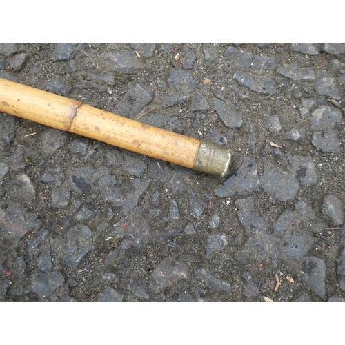 450 - A vintage long handled cudgel/ club.