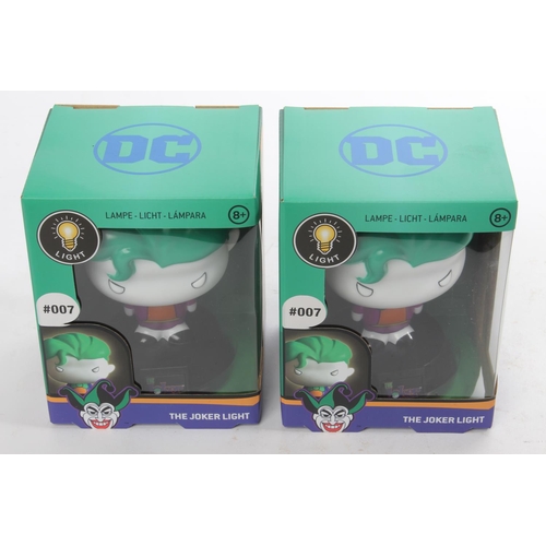 24 - Two boxed DC Joker character lights.