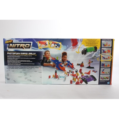 37 - A large boxed Nerf Nitro toy gun and car set.